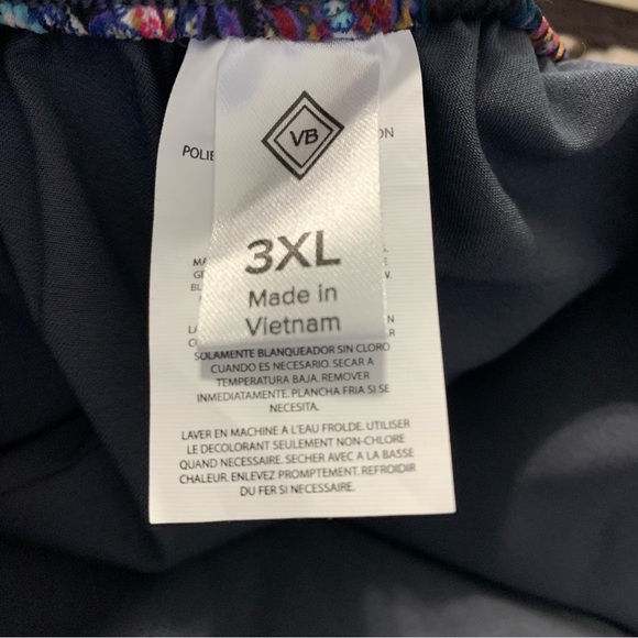 Vera Bradley Unisex Cargo Plus Size Scrub Pants In Pewter - Picture 3 of 9